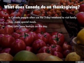 Thanksgiving In Canada by Maria Pedraza