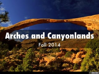 Arches and Canyonlands  Fall 2014 