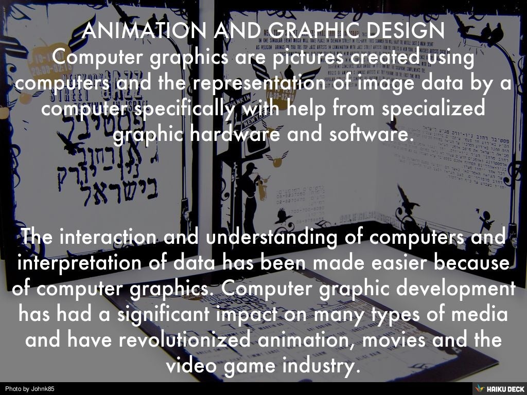 AREAS WHERE COMPUTERS ARE USED