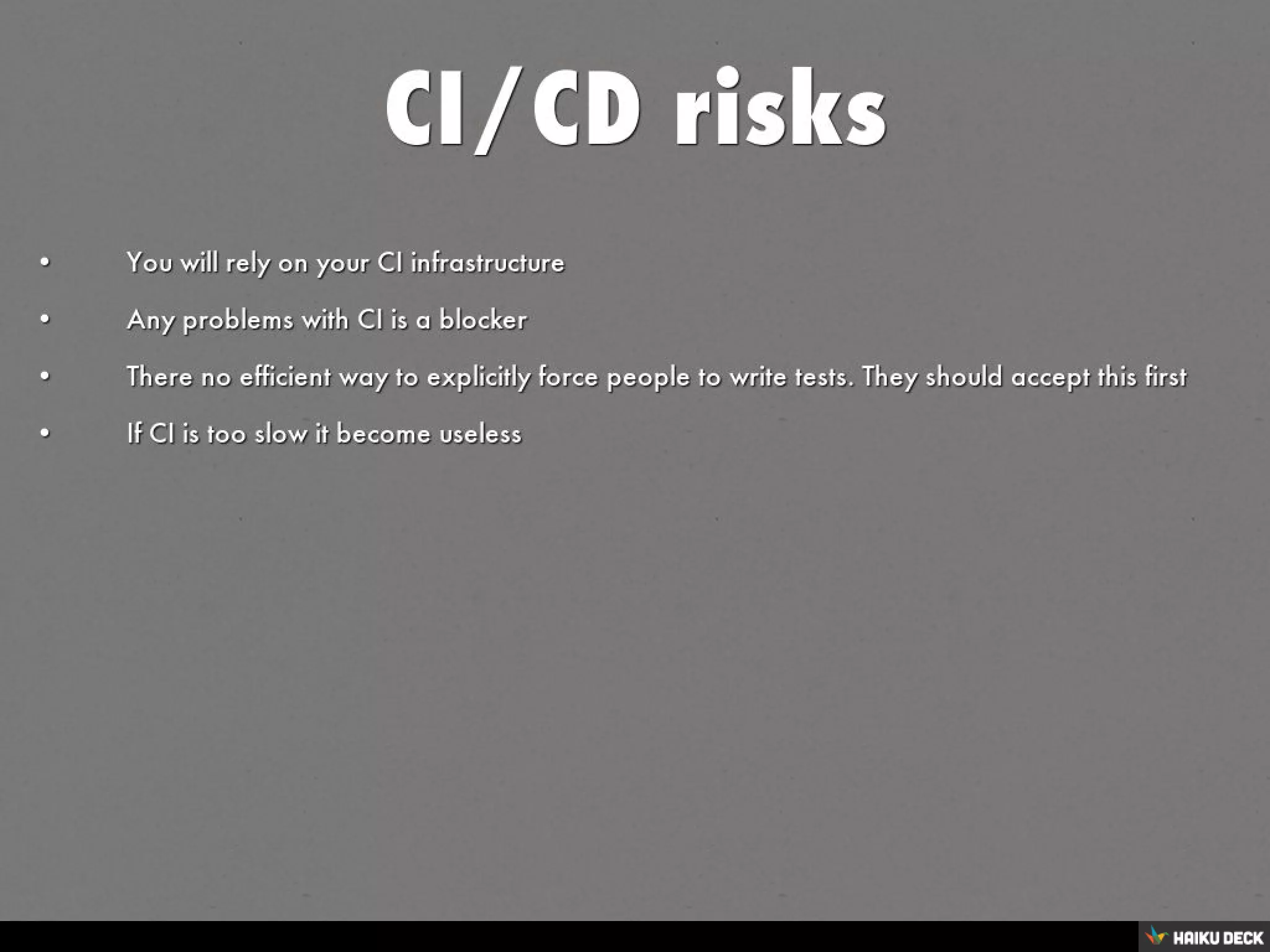 Continuous Integration for Citizens