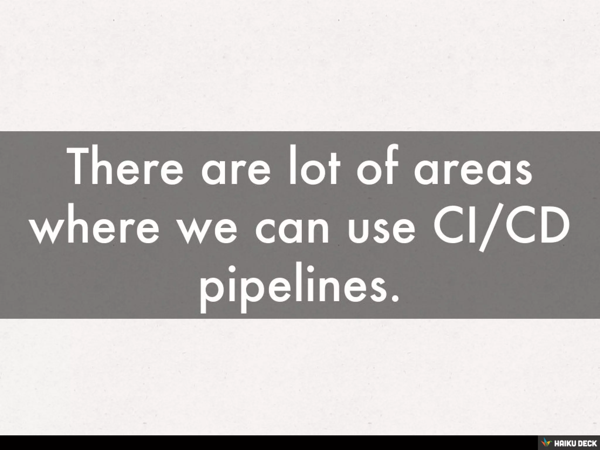 Continuous Integration for Citizens