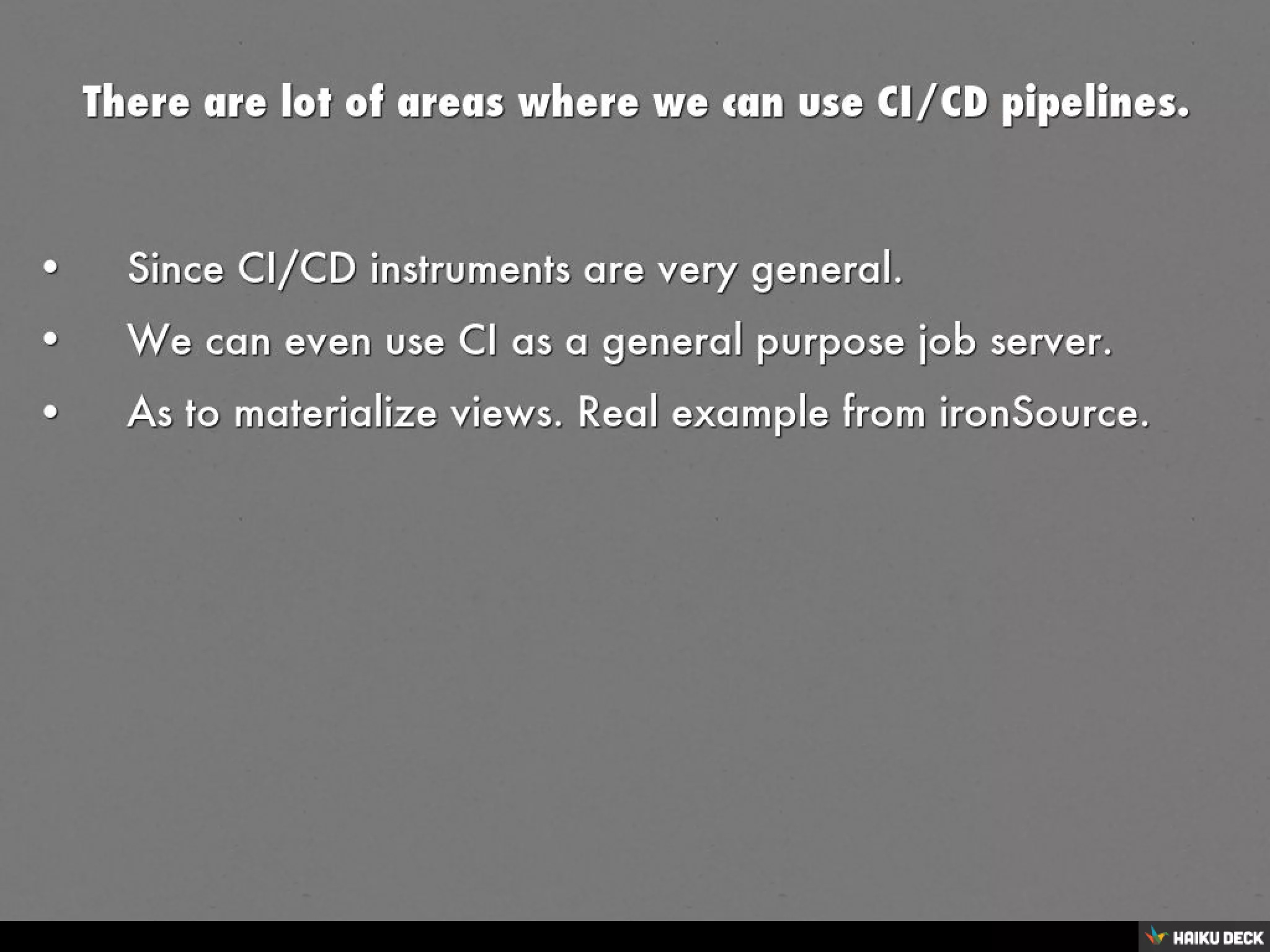 Continuous Integration for Citizens