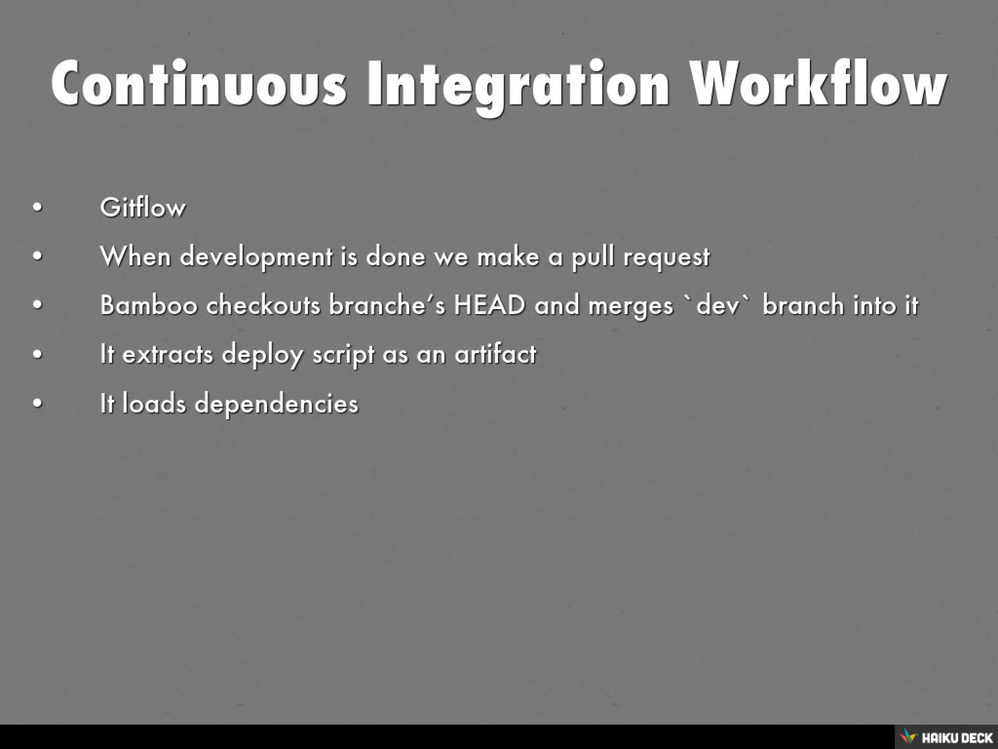 Continuous Integration for Citizens