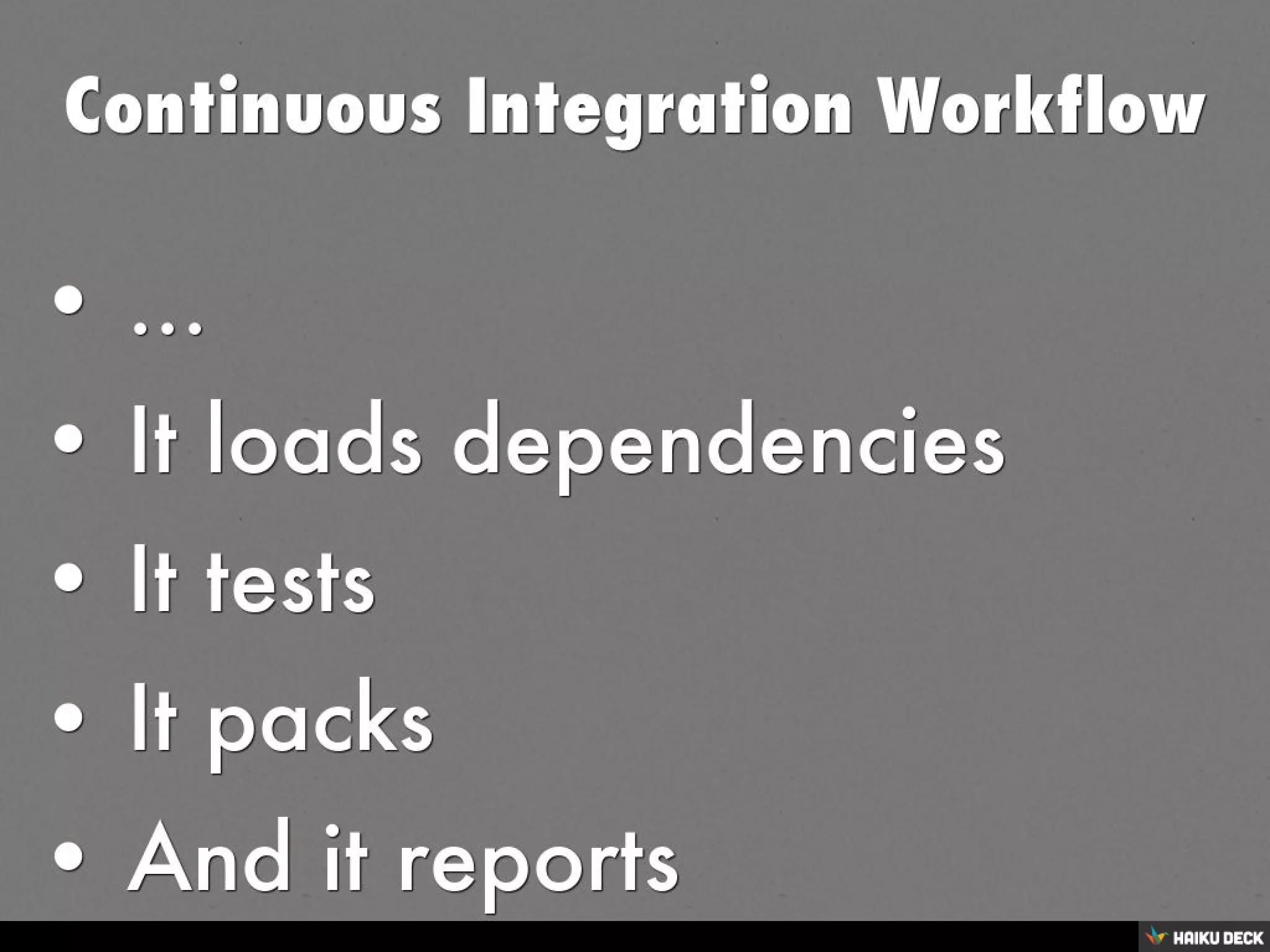 Continuous Integration for Citizens