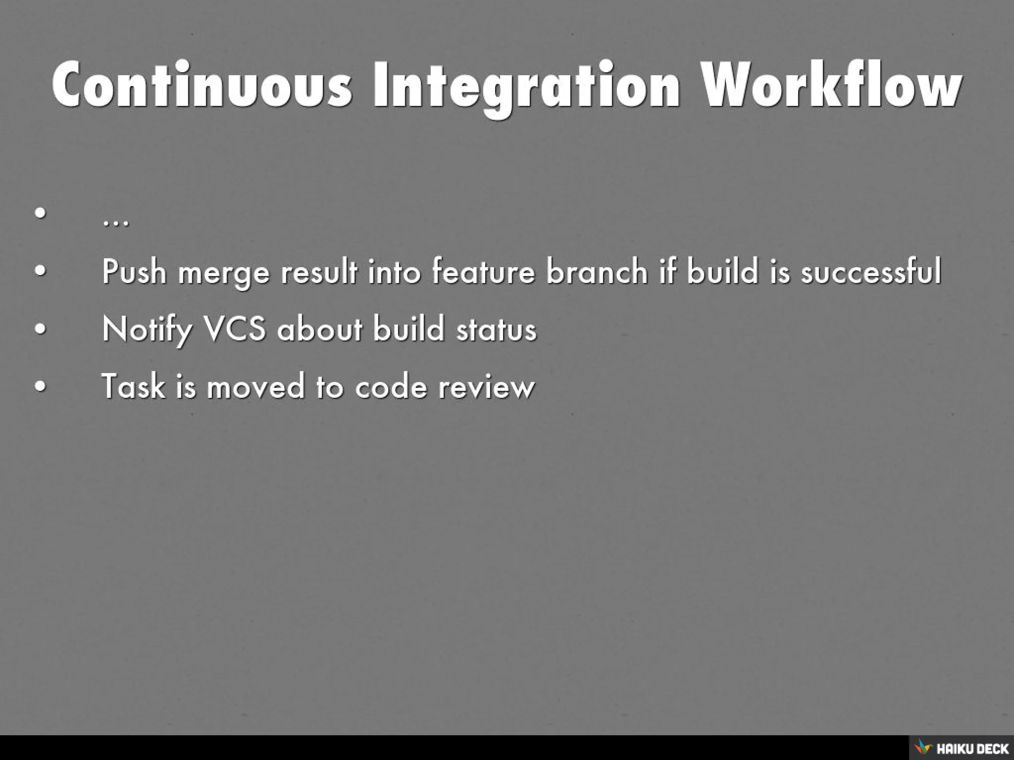 Continuous Integration for Citizens