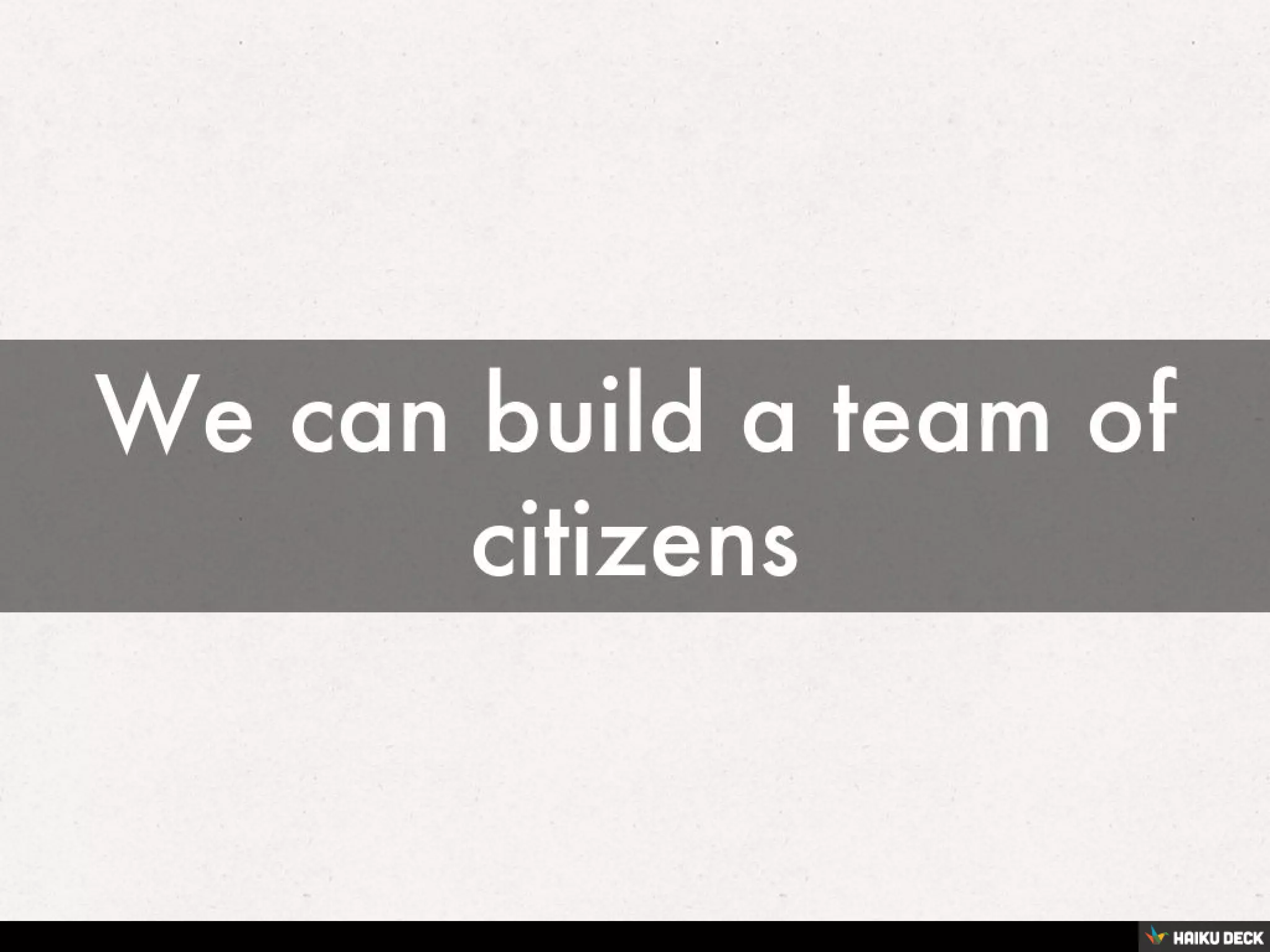 Continuous Integration for Citizens