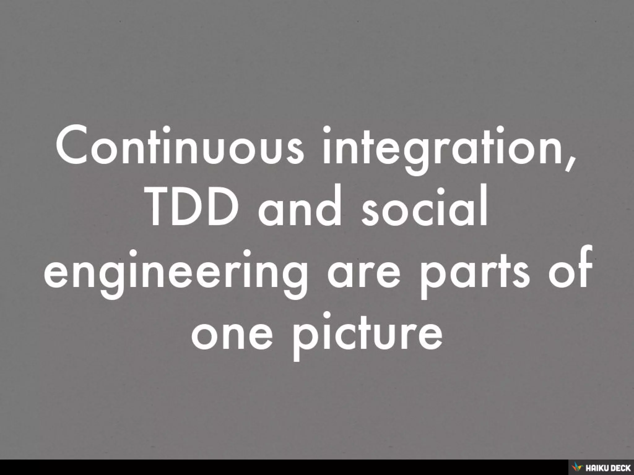 Continuous Integration for Citizens