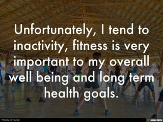 My Personal Wellness Plan