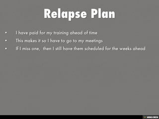 My Personal Wellness Plan