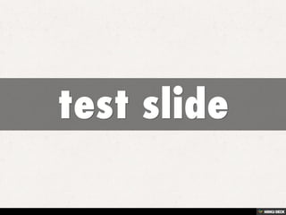 test slide | PPT