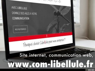 www.com-libellule.fr  Site internet, communication web, 