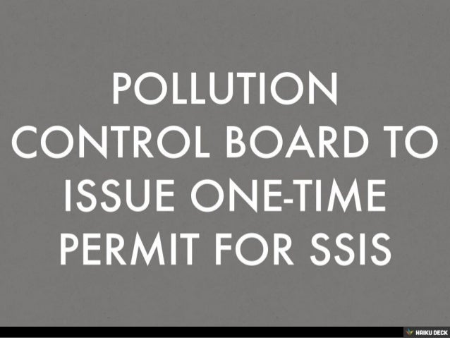 pollution control board pollution control board