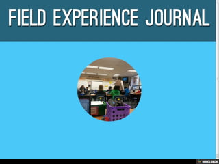 Field Experience Journal 