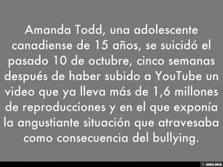 El caso Amanda Todd | PDF