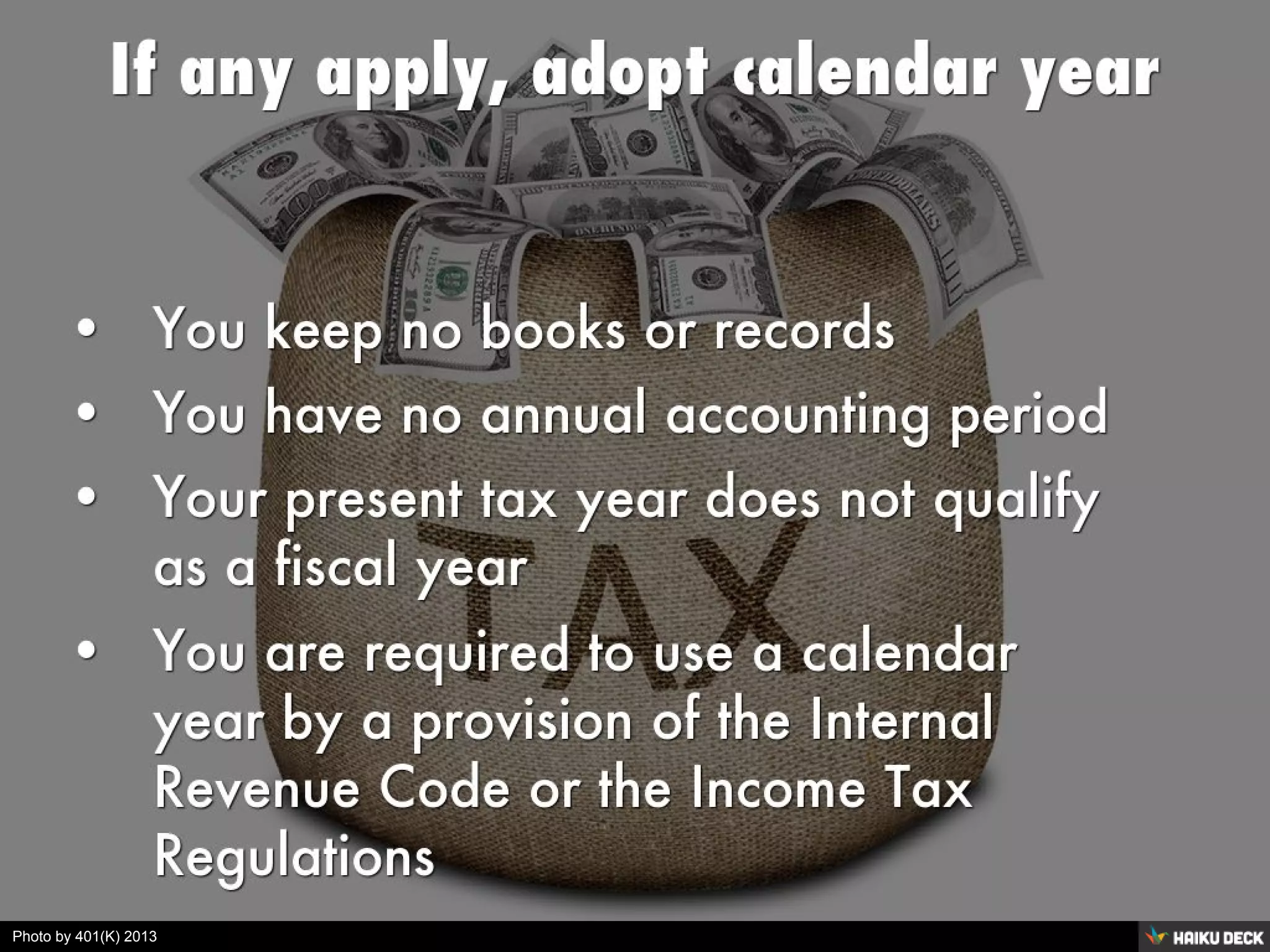 Is There A Difference Between A Calendar Year And A Fiscal Year? PPT