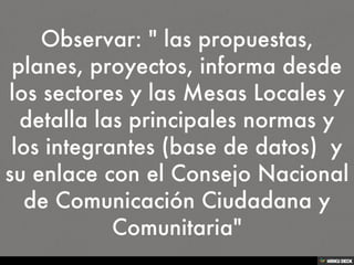 Red Comunicación Comunitaria.