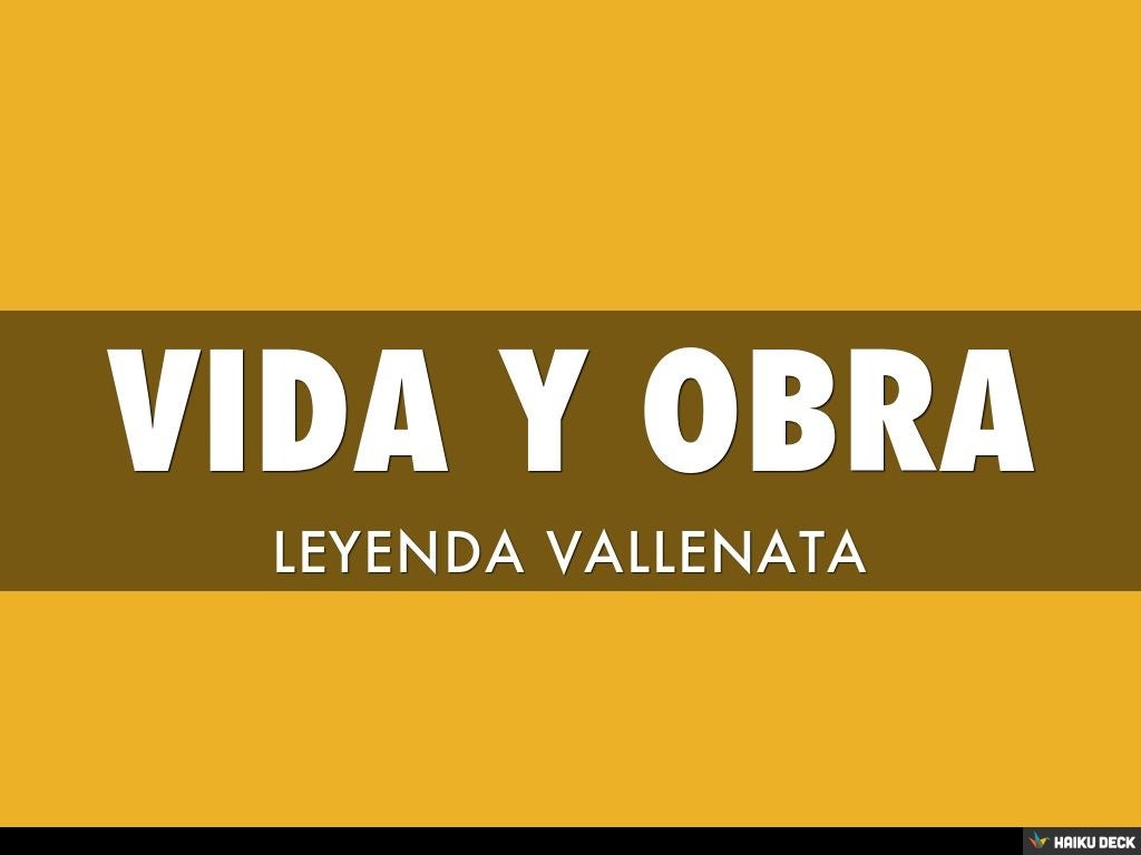VIDA Y OBRA