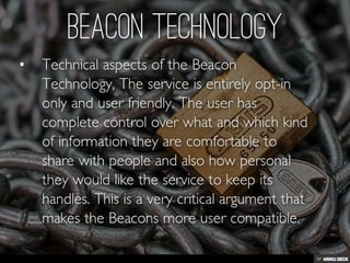 Beacon Technology - Privacy Scare
