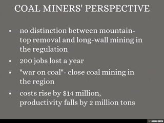 New Regulations on Coal Mining