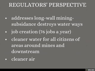 New Regulations on Coal Mining