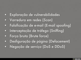 Ataques na Internet