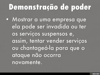 Ataques na Internet