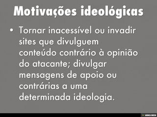 Ataques na Internet