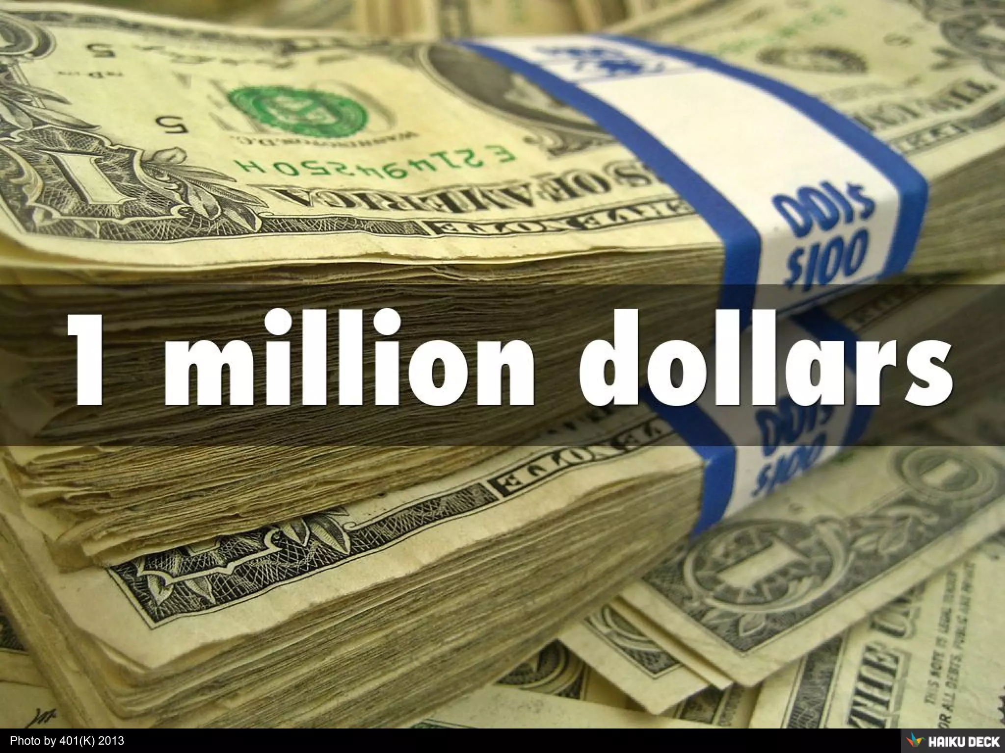 1 million dollars | PDF