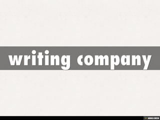 writing company