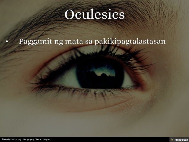 oculesics