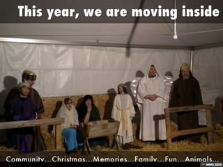 What does Live Nativity Mean?