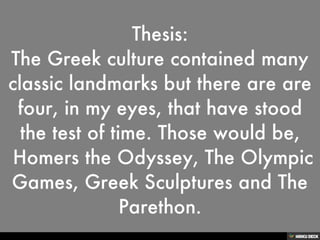 Classic Greek Landmarks