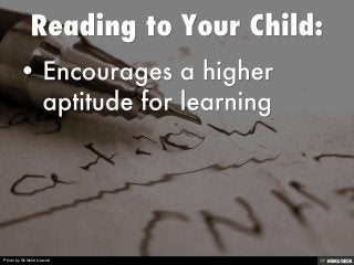 Top 10 Reasons to Read to Your Child
