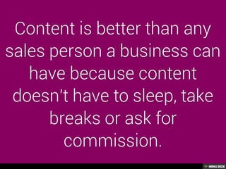 How To Use Content To Sell