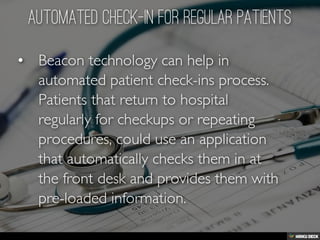 Beacon Technology - Hospitals