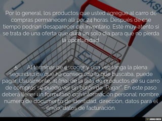 Como comprar en Online