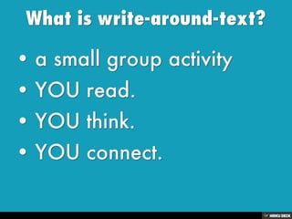 Write-Around-Text