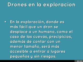 Las 7 Aplicaciones de los Drones.