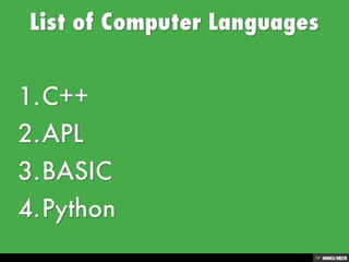 Computer Programing | PDF | Technology & Computing