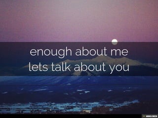 Possibly the best resume you'll ever view
Created with Haiku Deck, presentation software that's simple, beautiful and fun.
page 29 of 33
 