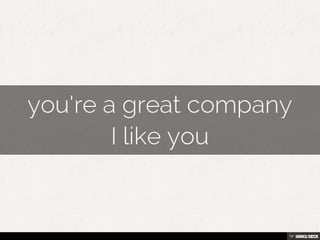 Possibly the best resume you'll ever view
Created with Haiku Deck, presentation software that's simple, beautiful and fun.
page 30 of 33
 