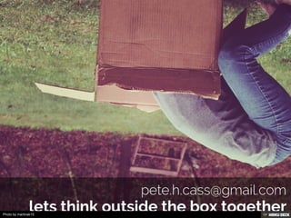 Possibly the best resume you'll ever view
Created with Haiku Deck, presentation software that's simple, beautiful and fun.
Photo by martinak15 page 32 of 33
 