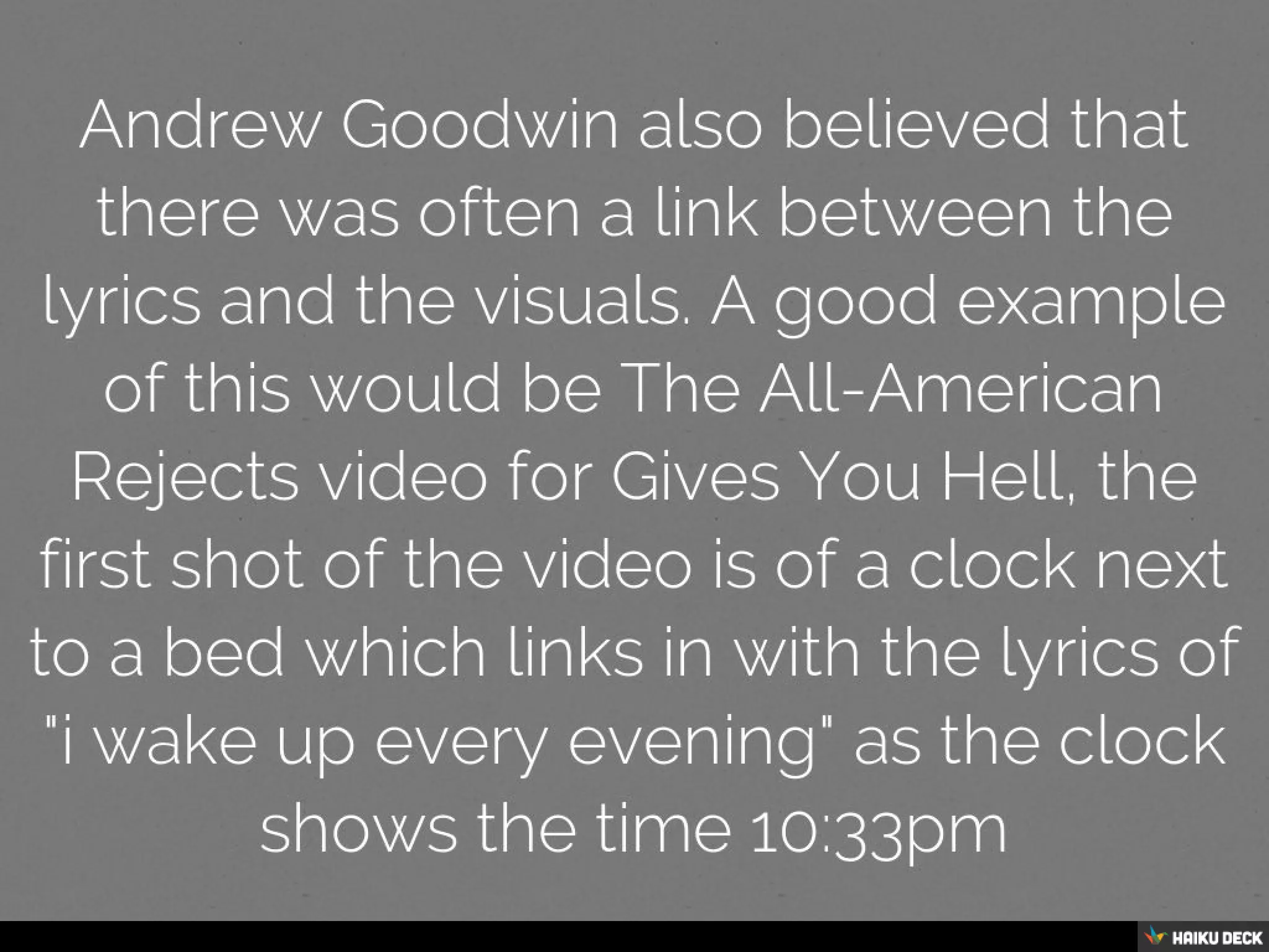 Andrew Goodwin's | PDF