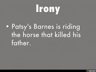 The Finish of Patsy Barnes | PPT