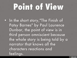 The Finish of Patsy Barnes | PDF