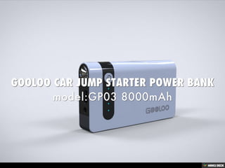 GOOLOO CAR JUMP STARTER POWER BANK