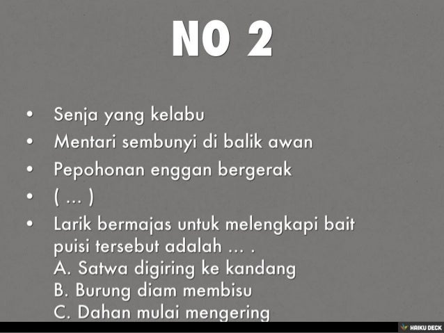 BAHASA INDONESIA KLAS 9