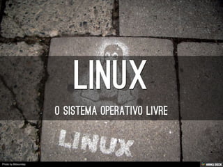 Linux  O Sistema Operativo Livre 
