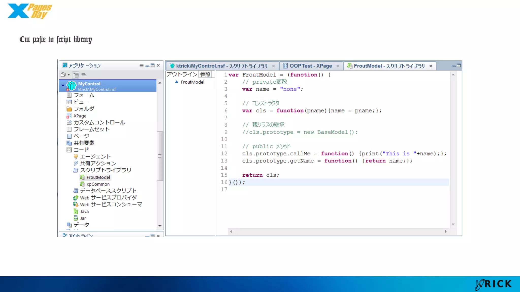 Cut paste to script library
 