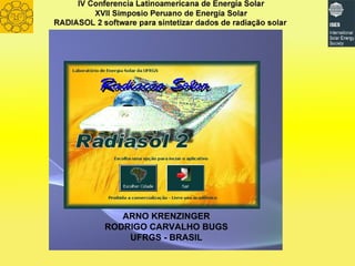ARNO KRENZINGER RODRIGO CARVALHO BUGS UFRGS - BRASIL 